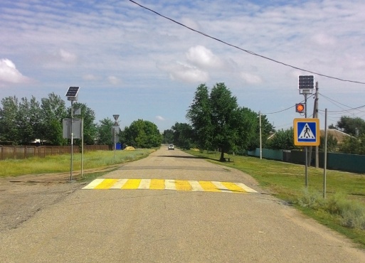 Солнечные светофоры Т 7 в Ремонтненском районе Ростовской области