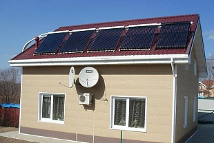 солнечные коллекторы на крыше