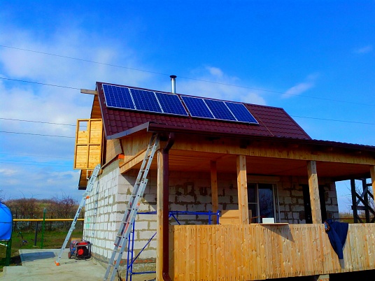 Солнечные батареи для дома 50 м2 Мержаново 1