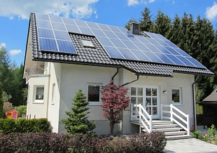 Сетевая солнечная станция для дома
